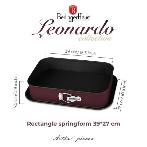 FORMA TYTANOWA 39x27cm BERLINGER HAUS BH-7941 LEONARDO