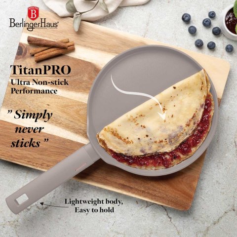 PATELNIA TYTANOWA DO NALEŚNIKÓW 25cm BERLINGER HAUS BH-8085 TAUPE
