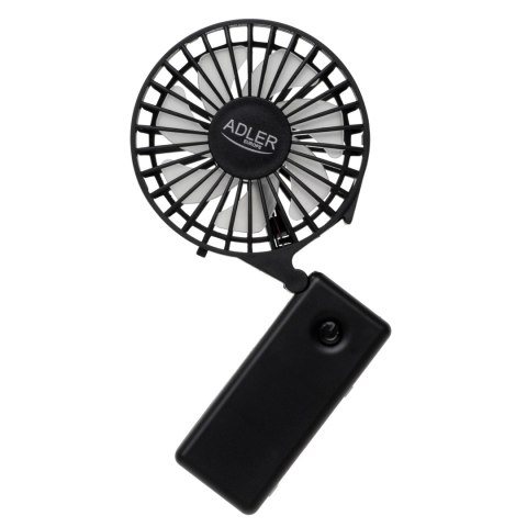 Adler Foldable mini fan | AD 7336 | Desk fan | Black | Diameter 6.5 cm | Number of speeds 1