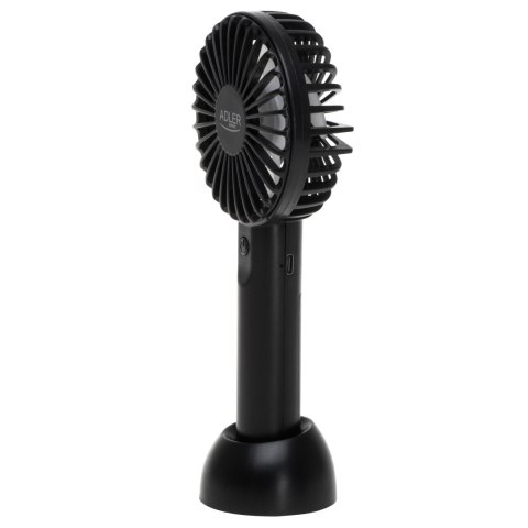 Adler Mini USB Fan | AD 7338 | Desk fan | Black | Diameter 7 cm | Number of speeds 3