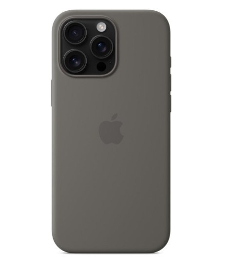 Apple Case with MagSafe | Apple | iPhone 16 Pro Max | Silicone | Stone Gray