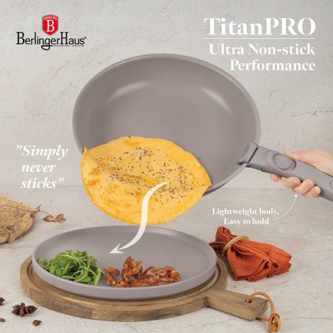 ZESTAW GARNKÓW TYTANOWYCH 12 ELEM. BERLINGER HAUS BH-8251 TAUPE