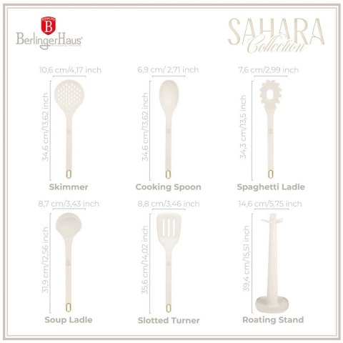 ZESTAW PRZYBORÓW KUCHENNYCH BERLINGER HAUS BH-8619 SAHARA