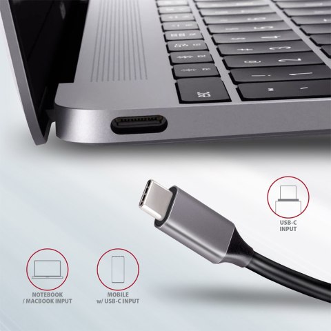 AXAGON SuperSpeed USB-C COMBO 5in1 Hub | HMC-5