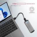 AXAGON SuperSpeed USB Micro-B - M.2 SATA SSD Ribbed Box | EEM2-SA