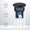 AXAGON SuperSpeed USB Micro-B - M.2 SATA SSD Ribbed Box | EEM2-SA