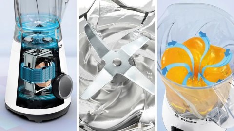 Bosch Blender | MMB6141W VitaPower Series 4 | Tabletop | 1200 W | Jar material Tritan | Jar capacity 1.5 L | White