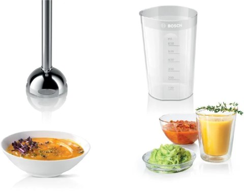 Bosch Hand Blender | MSM2610B CleverMixx | Hand Blender | 600 W | Number of speeds 1 | Black/Grey