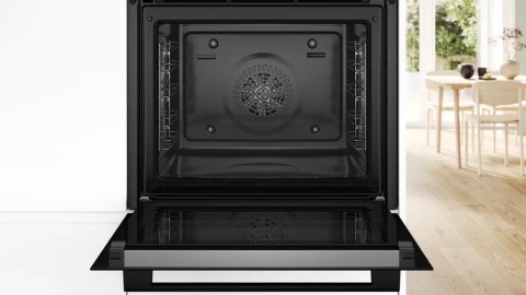Bosch Oven | HBA272BB3 | 71 L | Electric | Pyrolysis/Hydrolytic | Touch control | Height 59.5 cm | Width 59.4 cm | Black