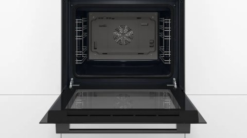 Bosch Oven | HBF133BA1 | 66 L | Electric | EcoClean | Knobs | Height 59.5 cm | Width 59.4 cm | Black