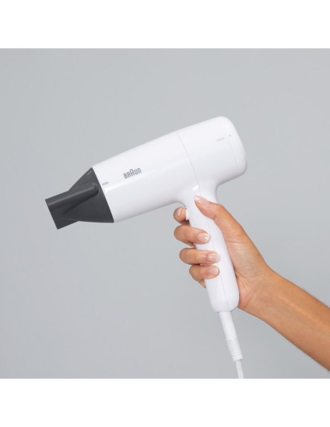 Braun | Hair dryer | BRHD210E | 2100 W | Number of temperature settings 3 | White