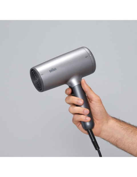 Braun | Hair dryer | HD4.3 | 2200 W | Number of temperature settings 3 | Ionic function | Diffuser nozzle | Grey