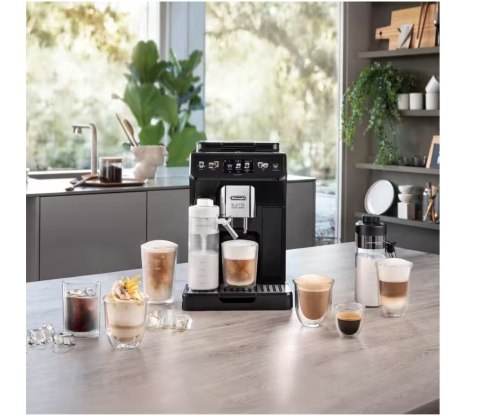 Delonghi Coffee Maker | ECAM450.65.G Eletta Explore | Pump pressure 19 bar | Built-in milk frother | Automatic | 1450 W | Grey