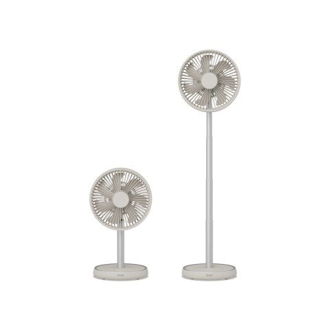 Duux Fan | Rize Flex | Stand Fan | Greige | Diameter 21 cm | Number of speeds 4 | Oscillation | 10 W | No
