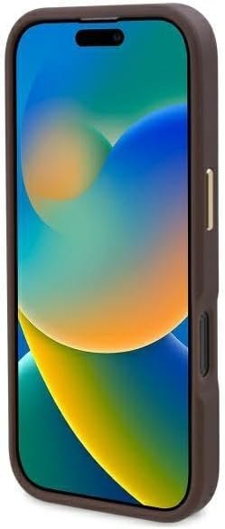 GUESS | GUHMP16LU4GPRW | Case | iPhone 16 Pro | Apple | Thermoplastic/Polyurethane | Brown