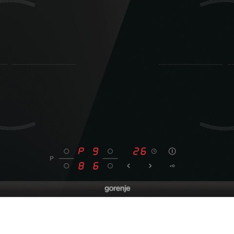 Gorenje Hob | GI6401BCE | Induction | Number of burners/cooking zones 4 | Touch control | Timer | Black