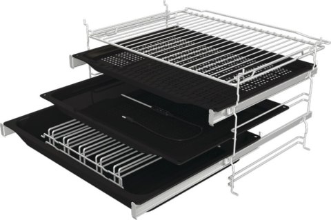 Gorenje Oven | BPSA6747A08WG | 77 L | Electric | AquaClean | Mechanical control | Steam function | Height 59.5 cm | Width 59.5 c