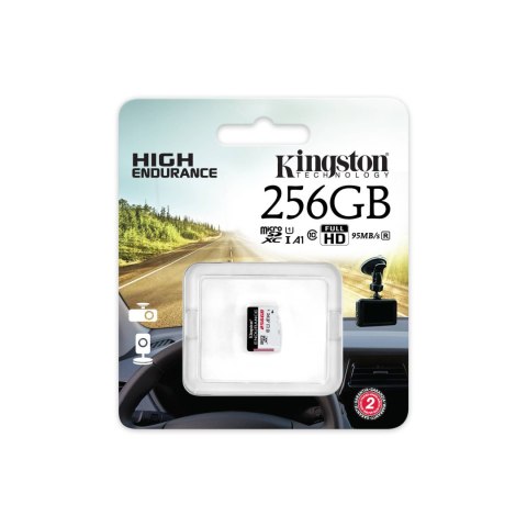 Kingston Endurance 95R | 256 GB | microSDXC | Flash memory class Class 10, UHS-I