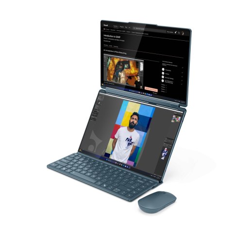 Lenovo Yoga Book 9 14IAH10 | Tidal Teal | 2x14 " | OLED | Touchscreen | 2.8K WQXGA+ | 2880 x 1800 pixels | Glossy | Intel Core U