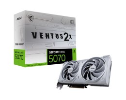 MSI GeForce RTX 5070 12G VENTUS 2X OC WHITE | NVIDIA | 12 GB | GeForce RTX 5070 | GDDR7 | HDMI ports quantity 1 | PCI Express Ge
