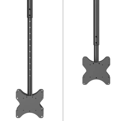 Neomounts CL35-340BL22 Monitor/TV mount ceiling 2 screens - 23-42" - max 45 kg/screen - VESA 100x100-200x200 - h 106-156 cm - bl