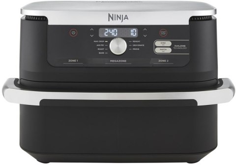 NINJA | Double Air Fryer | AF500EU Foodi FlexDrawer | Power 2470 W | Capacity 10.4 L | Black