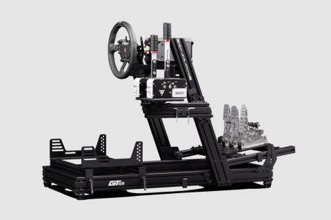 Next Level Racing | Aluminium; Stal węglowa | Racing Simulator Cockpit | GTElite Wheel Plate Edition | Czarny