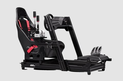 Next Level Racing | Aluminium; Stal węglowa | Racing Simulator Cockpit | GTElite Wheel Plate Edition | Czarny