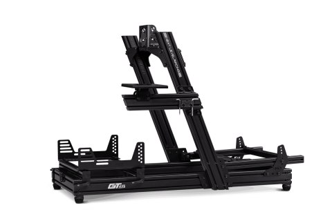 Next Level Racing | Aluminum | Racing Simulator Cockpit | GTElite Front and Side Mount Edition | Black