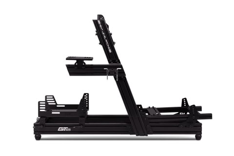 Next Level Racing | Aluminum | Racing Simulator Cockpit | GTElite Front and Side Mount Edition | Black