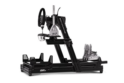 Next Level Racing | Aluminum | Racing Simulator Cockpit | GTElite Front and Side Mount Edition | Black