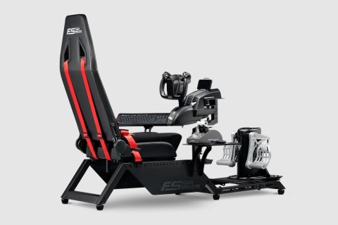 Next Level Racing | Kokpit symulatora lotu | Czarno-czerwony