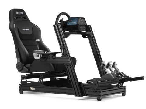 Next Level Racing | Premium PU Leather | Reclining Seat | ERS3 Elite PU Leather & Suede Edition | Black