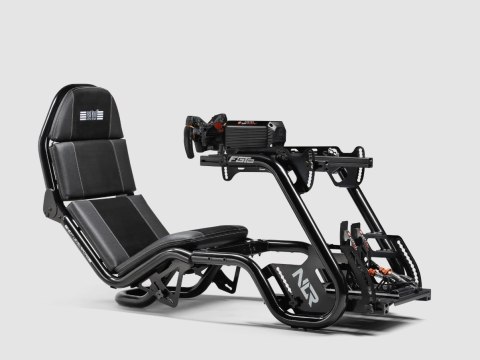 Next Level Racing | Steel | Racing Simulator Cockpit | F-GT Pro Formula and GT Black Edition | Black