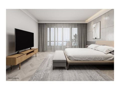 Neomounts DS45-430BL19 TV stand 1 screen - 23-75" - 0-40 kg - VESA 200x200-800x400 - height adjustment 6,2 cm - black | Neomount