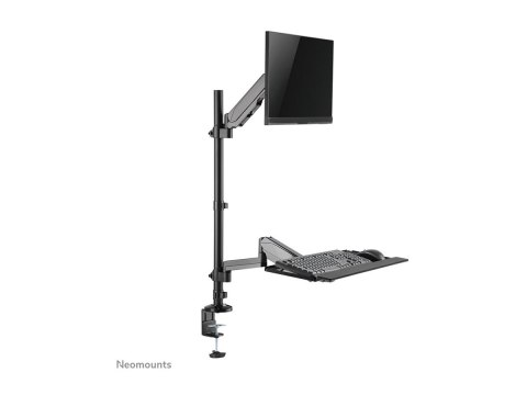 Neomounts DS90-325BL1 Sit-stand workstation desk 1 screen - 17-32" - 1-9 kg (curved 6 kg) - gas spring - black