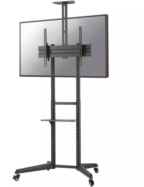 Neomounts FL50-550BL1 TV trolley - 37-70" - max 50 kg - manual h 128,5-145 cm - VESA 100x100-600x400 - incl. cam/hardware shelf
