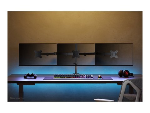 Neomounts FPMA-D550D3BLACK Triple monitor arm - 10-27" - 0-6 kg/screen - black