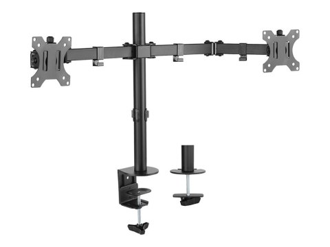 Neomounts FPMA-D550DBLACK Dual monitor arm - 10-32" - 0-8 kg/screen - black