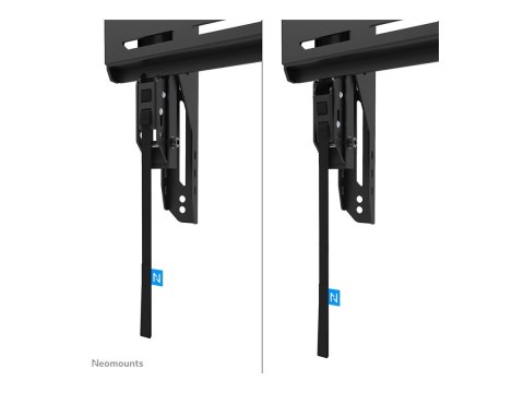 Neomounts LEVEL-750 WL35-750BL14 Tiltable heavy duty wall mount - 32-75" screen - max 100 kg - VESA 100x100-400x400 - d 9,3 cm -