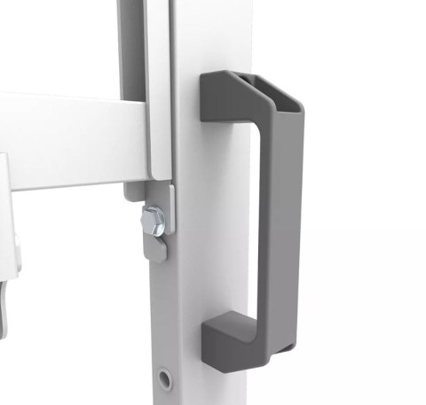 Neomounts MOVE Go XL FL50-575WH1 TV trolley - 65-110" - max 125 kg - manual h 129-139 cm - VESA 100x100-1100x600 - incl. hardwar