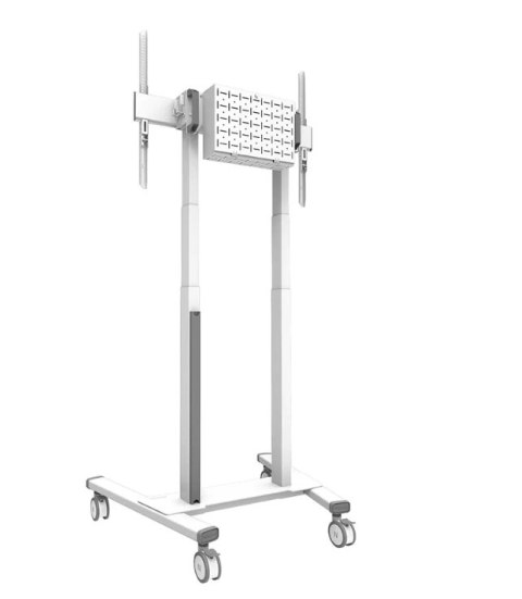 Neomounts MOVE Lift FL55-875WH1 TV trolley - 55-100" - max 110 kg - motorised h 111,3-176,3 cm (35mm/sec) - VESA 100x100-800x600