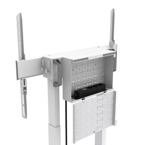 Neomounts MOVE Lift FL55-875WH1 TV trolley - 55-100" - max 110 kg - motorised h 111,3-176,3 cm (35mm/sec) - VESA 100x100-800x600