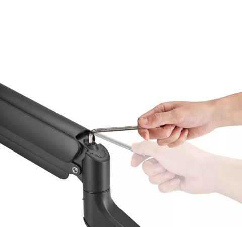 Neomounts NEXT Core DS70PLUS-450BL1 Single monitor arm - 17-49" - 1-18 kg (curved 14 kg) - gas spring - 180°-stop - Topfix - Eas