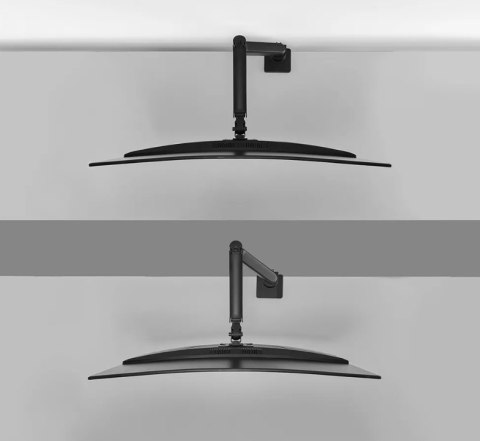 Neomounts NEXT Core DS70PLUS-450BL1 Single monitor arm - 17-49" - 1-18 kg (curved 14 kg) - gas spring - 180°-stop - Topfix - Eas