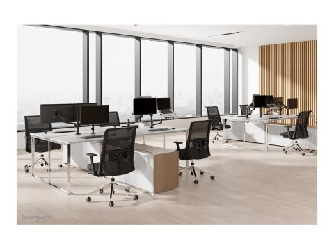 Neomounts NEXT Lite DS60-425BL2 Dual monitor arm - 17-27" - 0-8 kg/screen - space saving T-Rex model - 100% plastic-free packagi