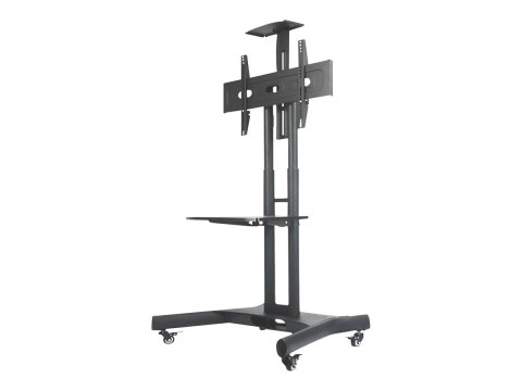 Neomounts NM-M1700BLACK TV trolley - 32-75" - max 50 kg - manual h 104,2-154,2 cm - VESA 200x200-600x400 - incl. cam/hardware sh
