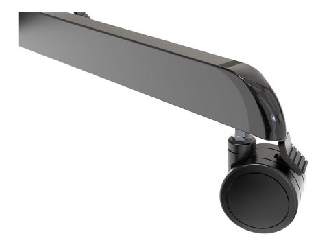 Neomounts NS-M1250BLACK TV trolley - 37-70" - max 70 kg - VESA 200x200-600x400 - 90° rotatable - incl. hardware shelf - black