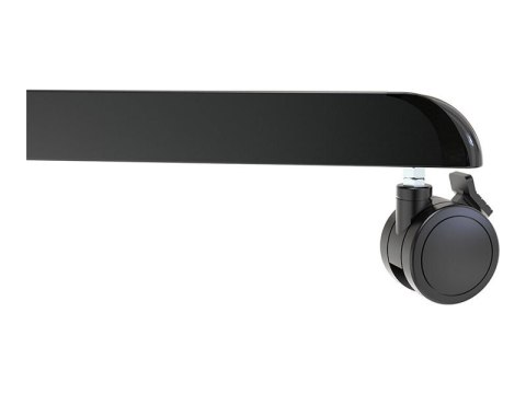 Neomounts NS-M1250BLACK TV trolley - 37-70" - max 70 kg - VESA 200x200-600x400 - 90° rotatable - incl. hardware shelf - black