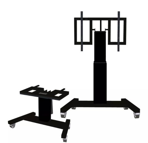 Neomounts PLASMA-M2500TBLACK TV trolley - 42-100" - max 150 kg - motorised h 91-141 cm - VESA 400x200-800x600 - table tilt funct